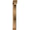 Ekena Millwork Funston Traditional Smooth Bracket w/ Offset Brace, Western Red Cedar, 5 1/2"W x 34"D x 42"H BKT0604X34X42FST01SWR - alternate 3